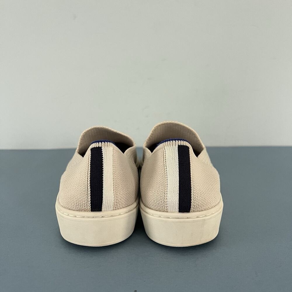 Rothy's The Original Slip On Sand Beige Washable Knit Sneakers - Picture 7 of 10